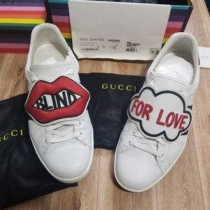Gucci Ace "Blind for Love " Sneakers